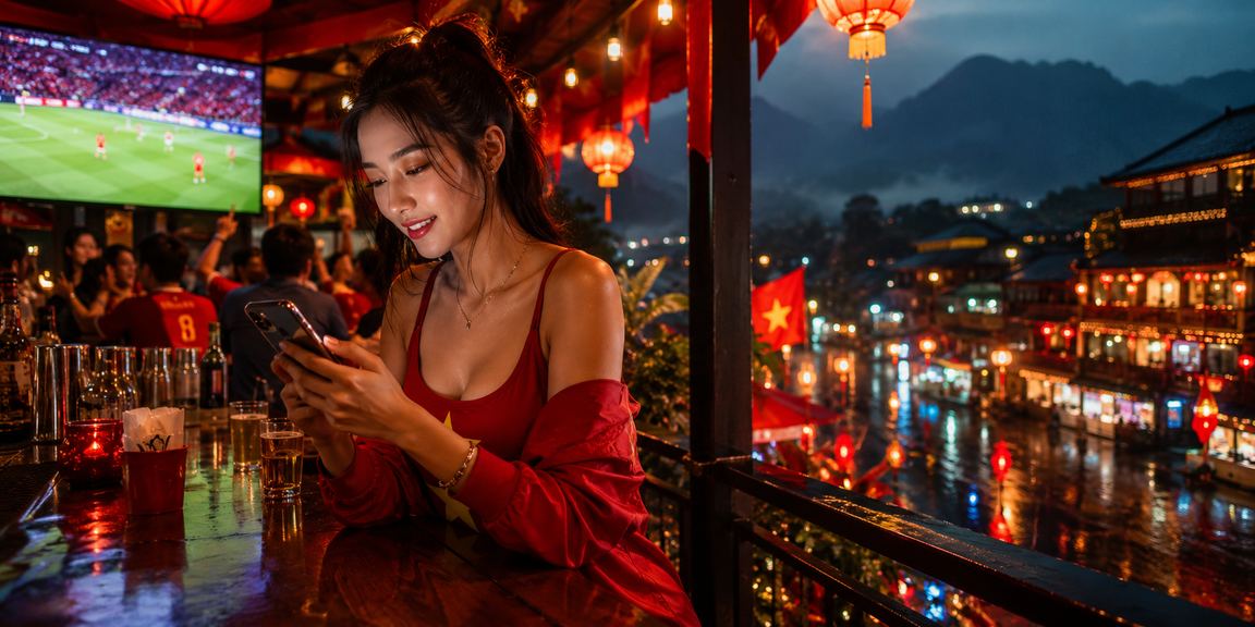 Người dùng Sa Pa theo dõi kết quả cá cược bóng đá và tích lũy điểm VIP lv1 trên điện thoại